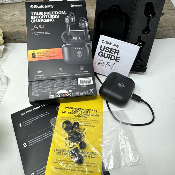 Skullcandy Indy Fuel Wireless Earbuds  Bluetooth Like New - Picture 3 of 6